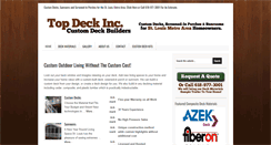 Desktop Screenshot of customdecksstlouis.com